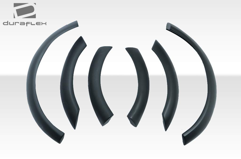 2002-2006 Mini Cooper / Cooper S R50 R53 2005-2008 Cooper convertible R52 Duraflex Type Z Wide Body Fender Flares - 6 Piece